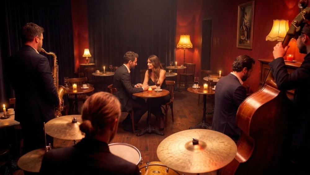 Viva Caffè jazz lounge atmosphere